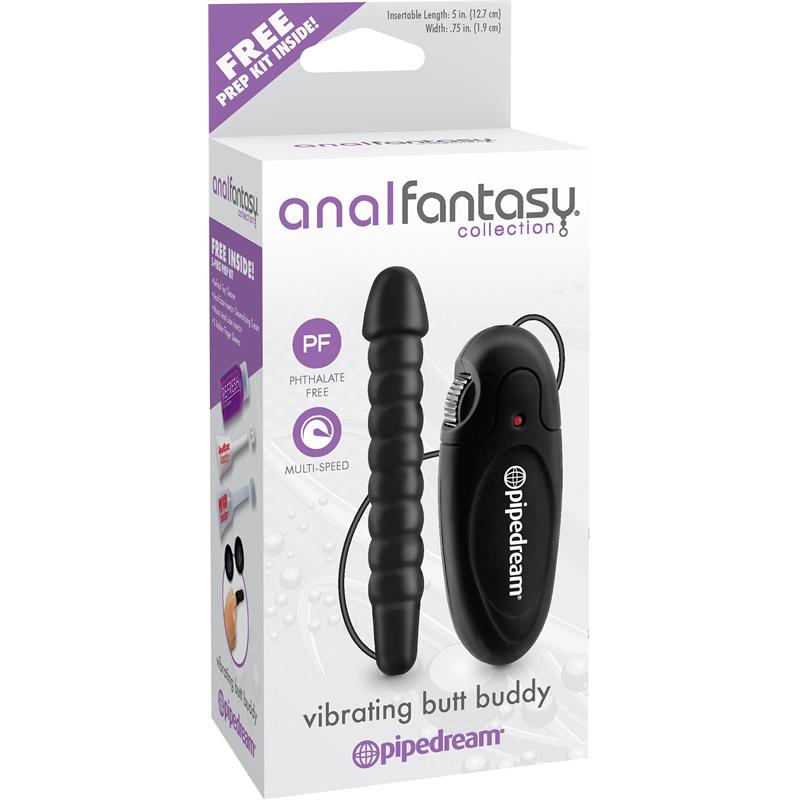 Estimulador Anal con Vibración Butt Buddy Negro