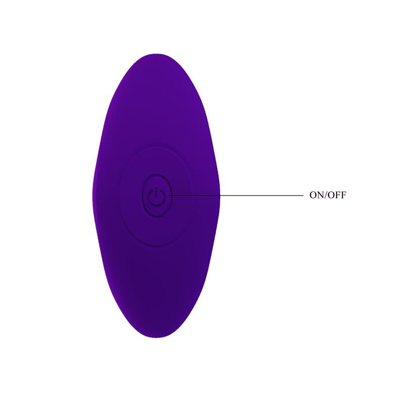 Estimulador Anal con Vibración Púrpura
