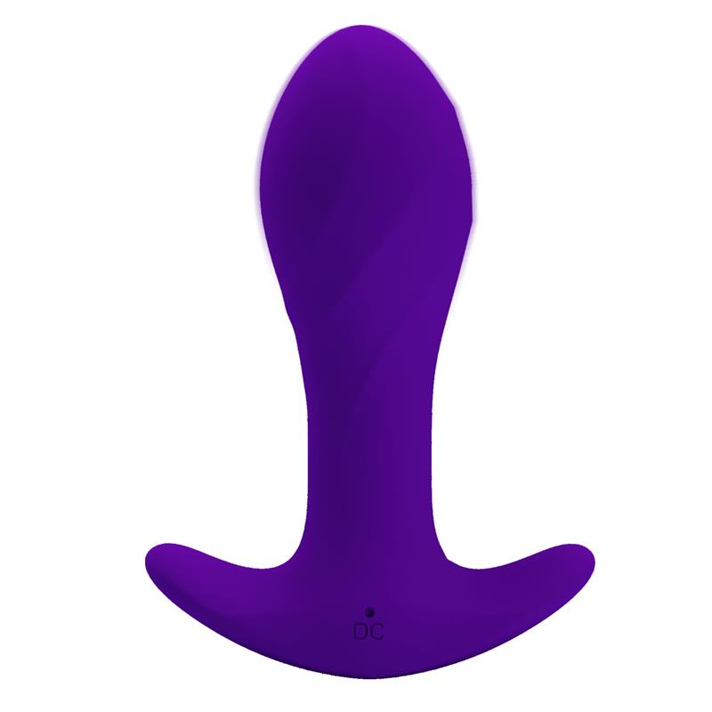 Estimulador Anal con Vibración Púrpura