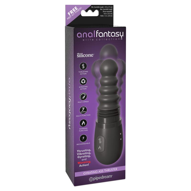 Estimulador Anal con Vibración, Rotación y Up and Down 4