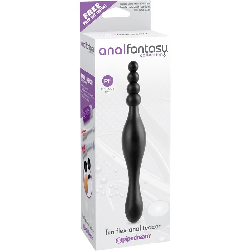 Estimulador Anal Fun Flex Anal Teazer Negro