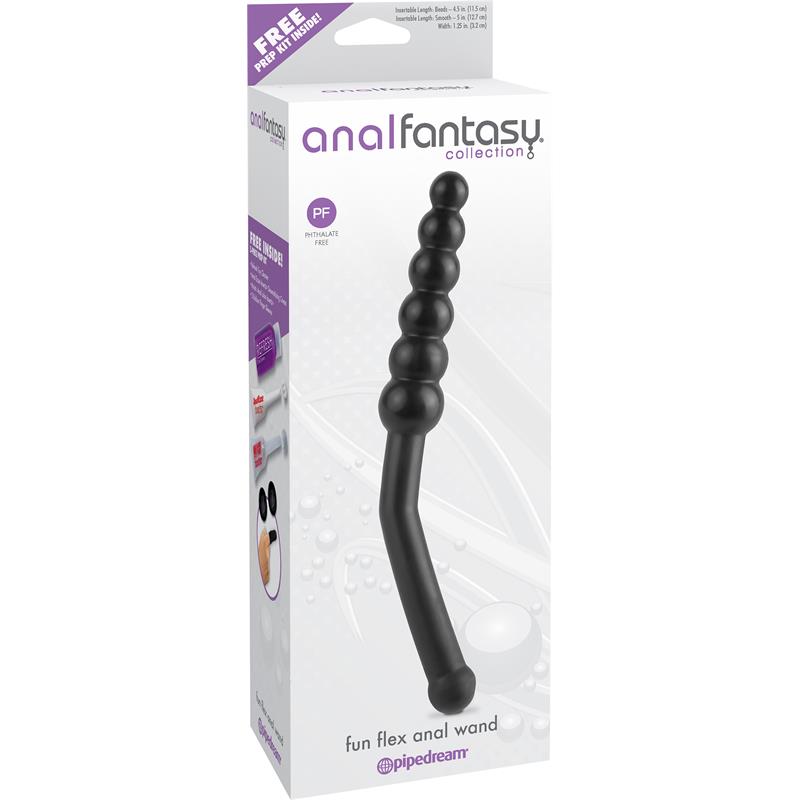 Estimulador Anal Fun Flex Anal Wand Negro