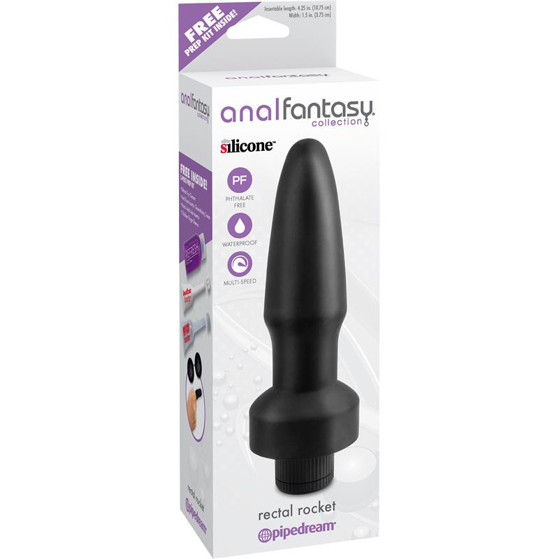 Estimulador Anal Rectal Rocket Negro