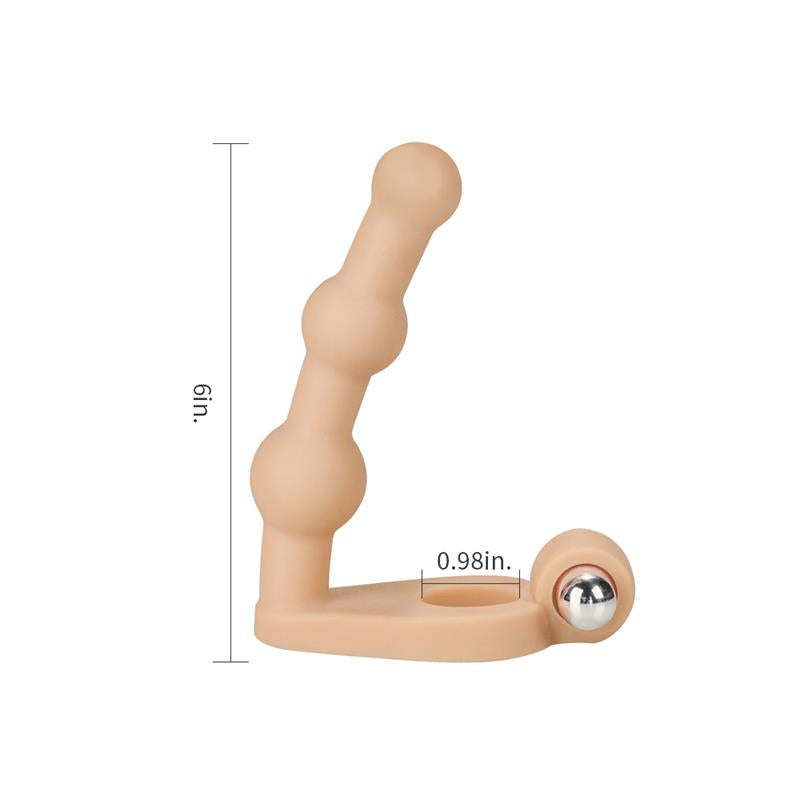 Estimulador Anal The Ultra Soft Bead 6 con Vibración Natural 6