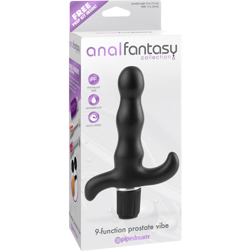 Estimulador de Próstata con Vibración Negro