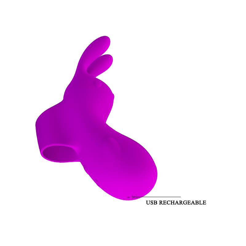 Estimulador Finger Bunny USB Silicona 6