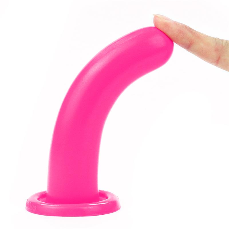 Estimulador Holy Dong 5.5 Silicona Líquida Rosa 4