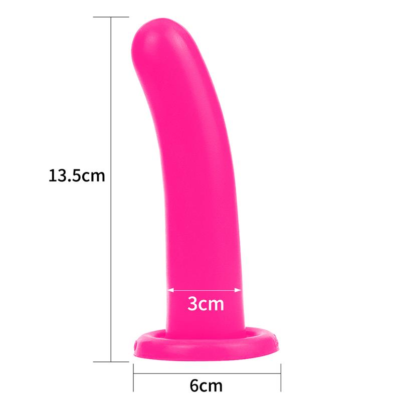 Estimulador Holy Dong 5.5 Silicona Líquida Rosa 7