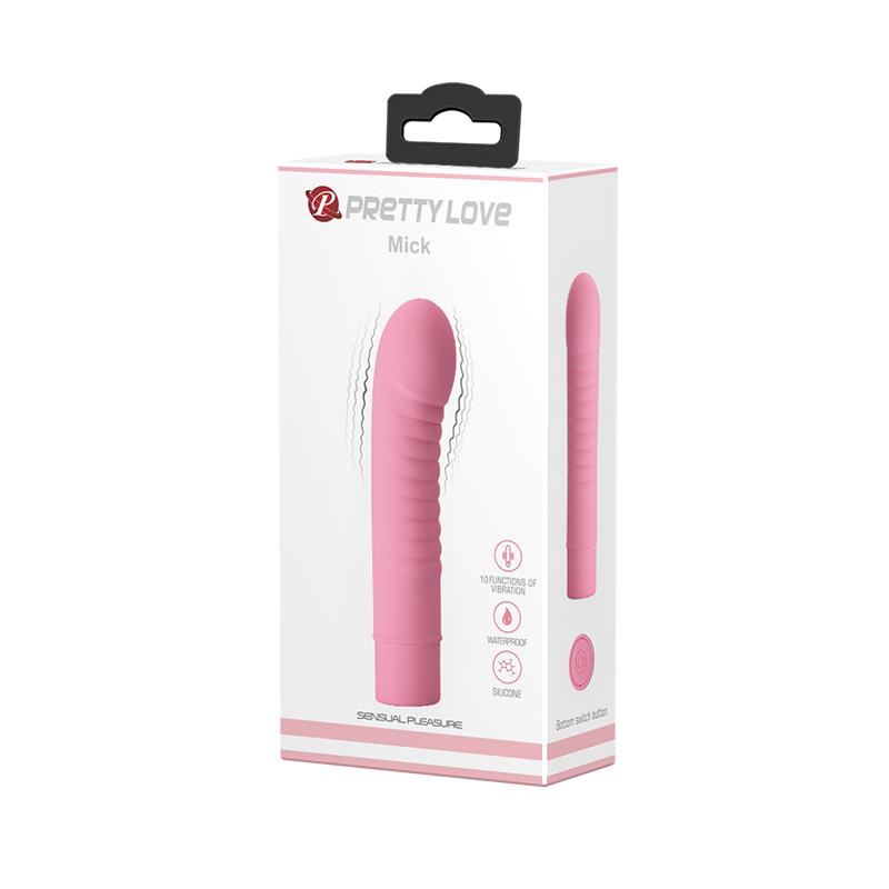 Estimulador Mick Silicona Rosa 9