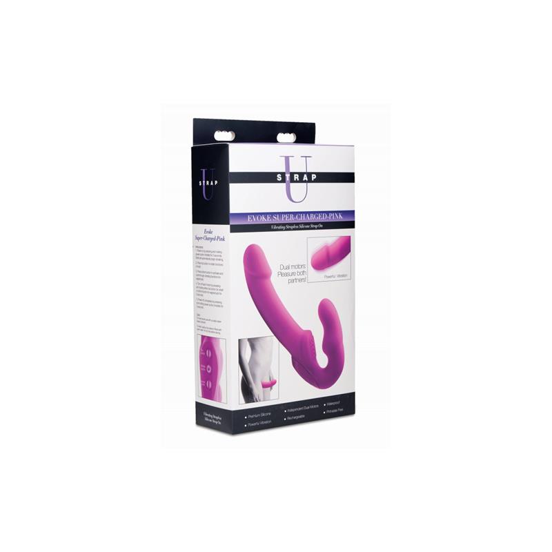 Evoke Vibrador Doble Rosa 6