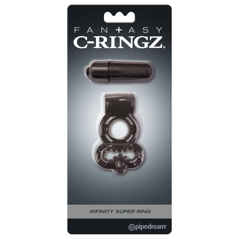 Fantasy C-Ringz Anillo Infinity Negro