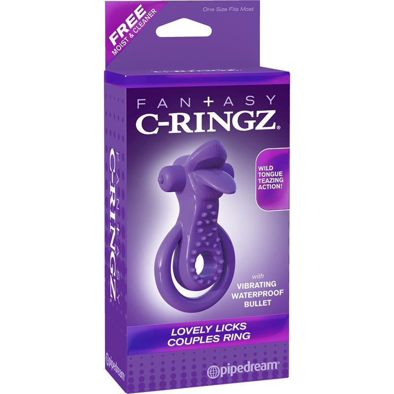 Fantasy C-Ringz Anillo para Parejas Lovely Licks Púrpura