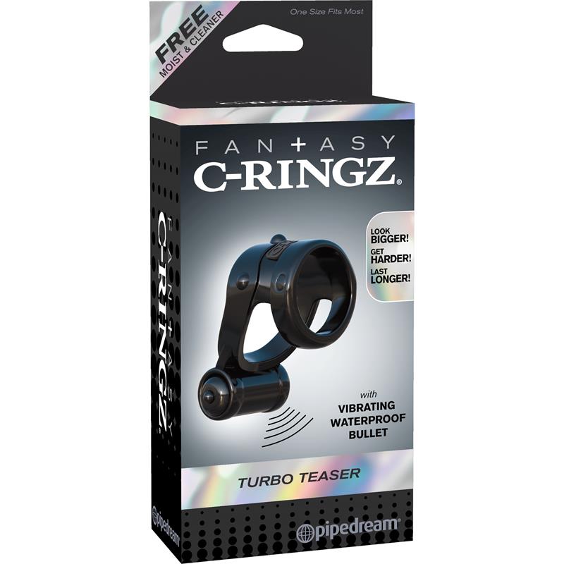 Fantasy C-Ringz Anillo Turbo Teazer Negro