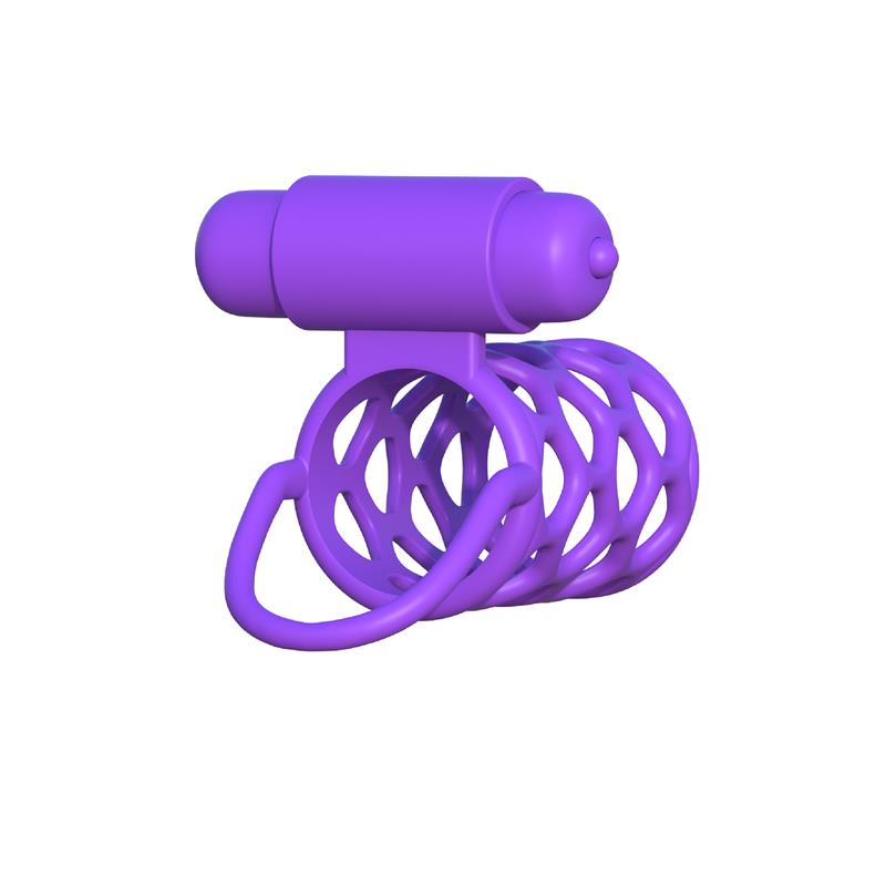 Fantasy C-Ringz Anillo Vibrador Jaula para Parejas Púrpura