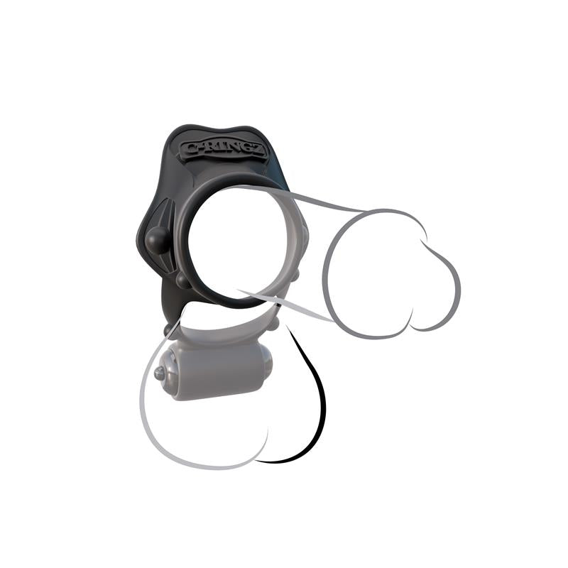 Fantasy C-Ringz Anillo Vibrador Pesado Negro