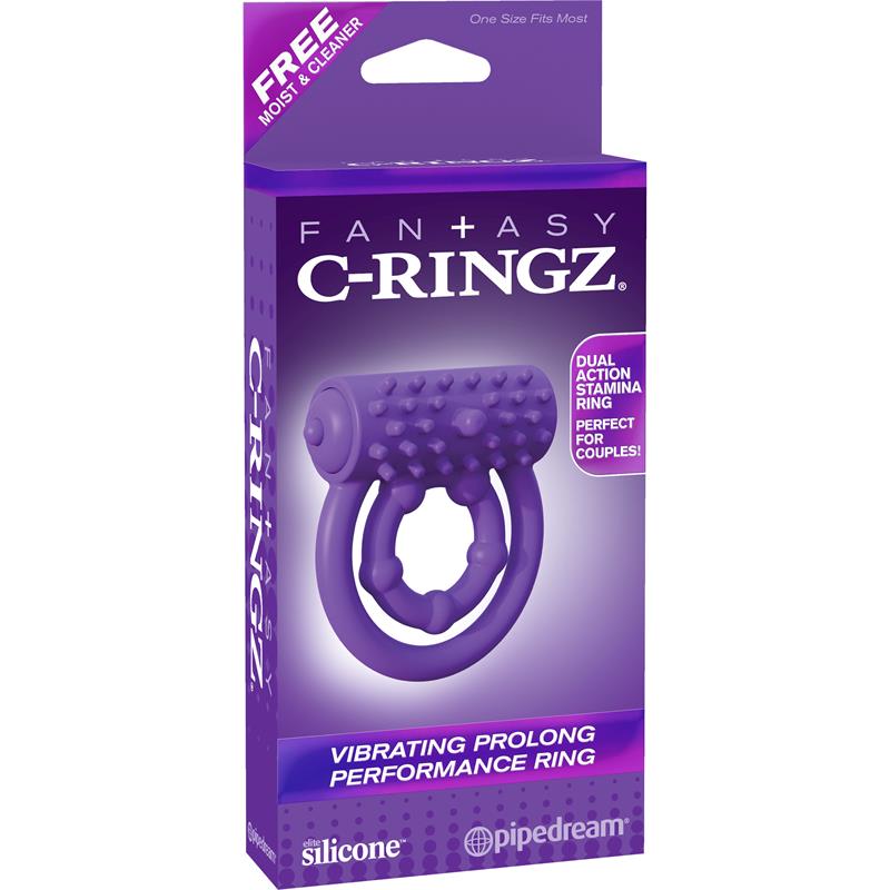 Fantasy C-Ringz Anillo Vibrador Prolongador del Rendimiento Púrpura