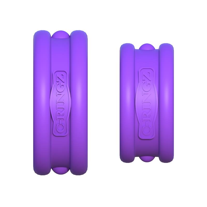 Fantasy C-Ringz Anillos Max-Width de Silicona Púrpura