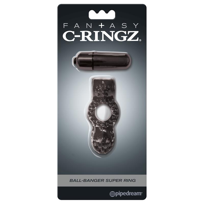 Fantasy C-Ringz Super Anillo Ball-Banger Negro