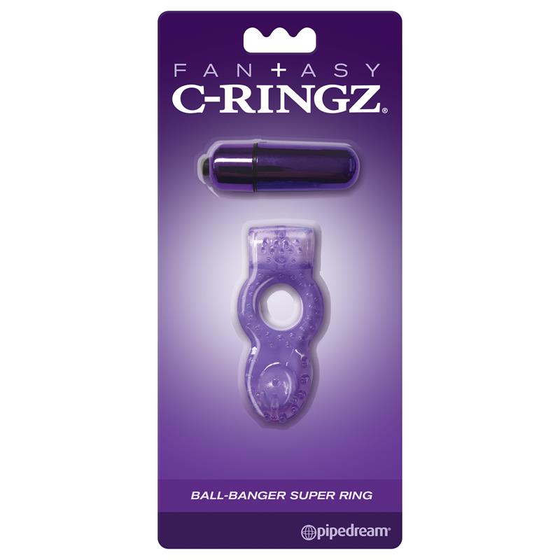 Fantasy C-Ringz Super Anillo Ball-Banger Púrpura