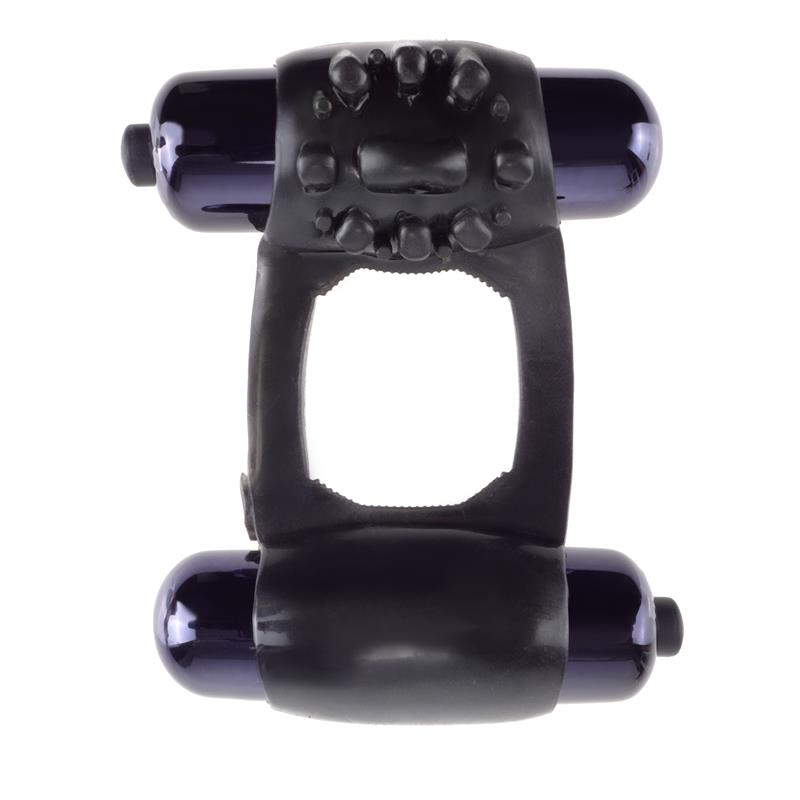 Fantasy C-Ringz Super Anillo Duo Vibrador Negro