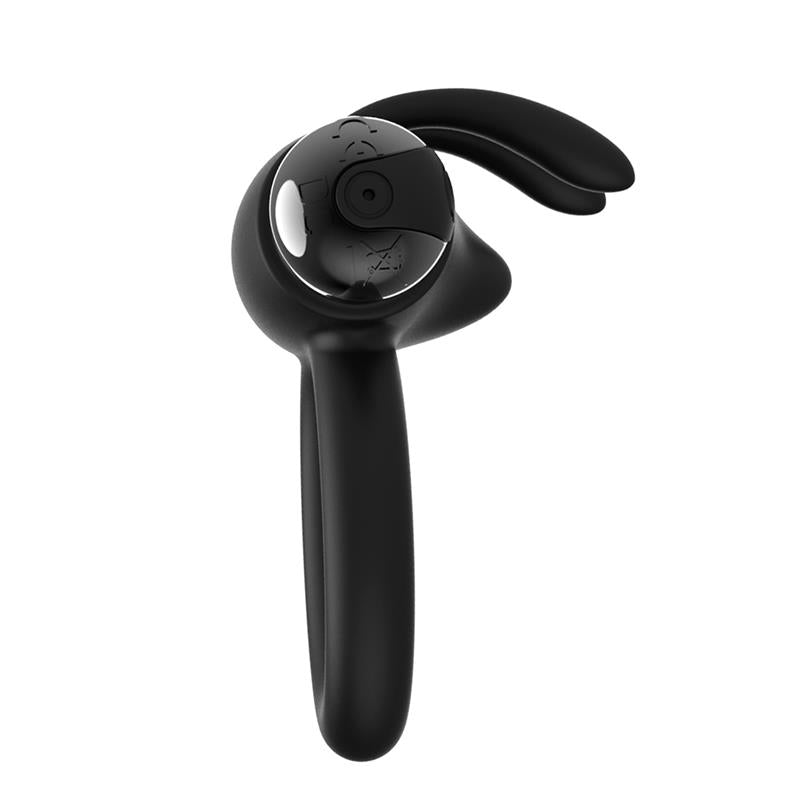 Fermax Anillo Vibrador con Conejito USB Silicona Negro 4