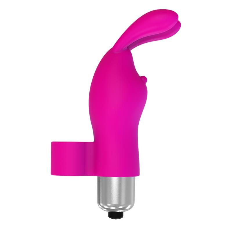 Fingyhop Bala Vibradora con Conejito Silicona Rosa 4