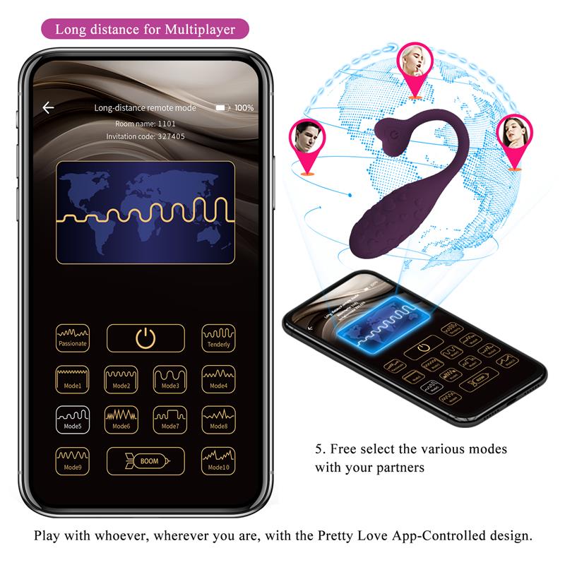 Fisherman Huevo Vibrador con APP 17