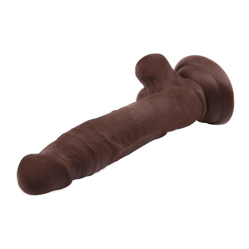 Flatterer Dildo dual Density Marrón 18.6cm