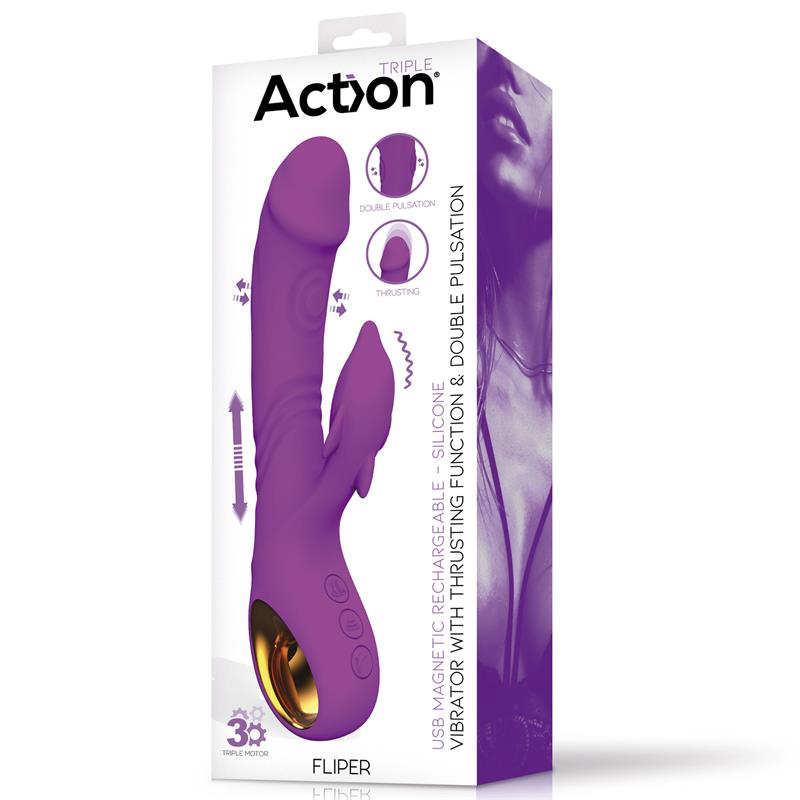Fliper Vibrador con Thrusting y Doble Pulsación 3 Motores 10