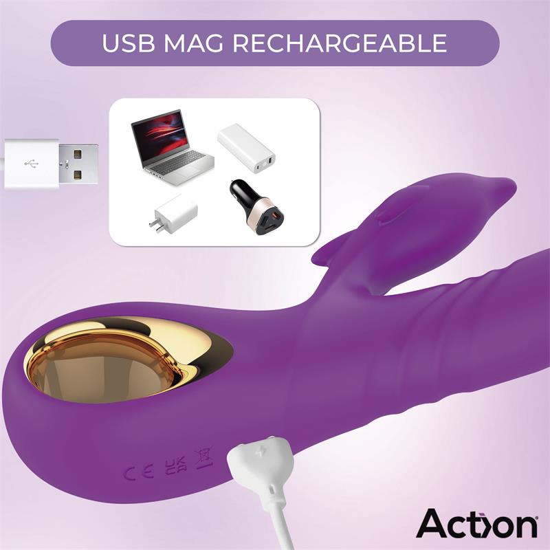 Fliper Vibrador con Thrusting y Doble Pulsación 3 Motores 9