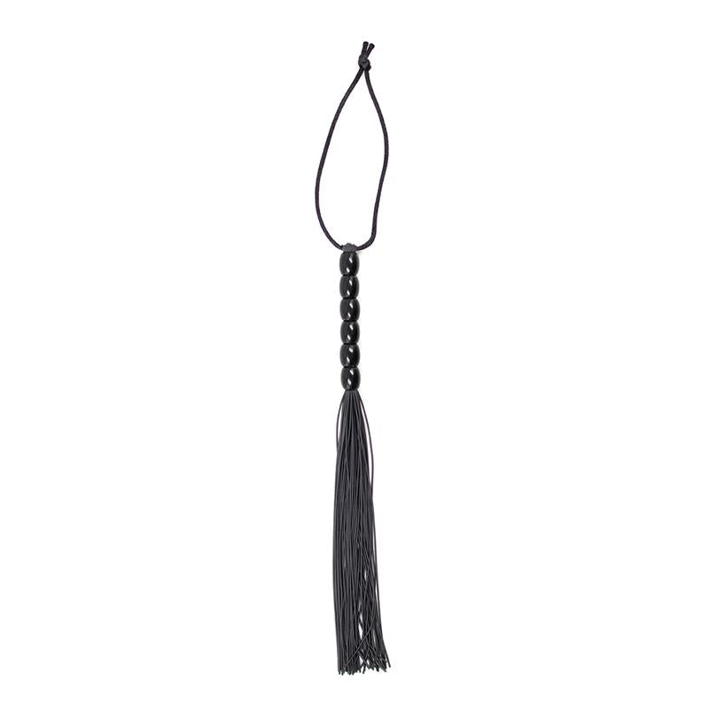 Flogger de Silicona con Mango con 6 Bolas 26 cm Negro 2