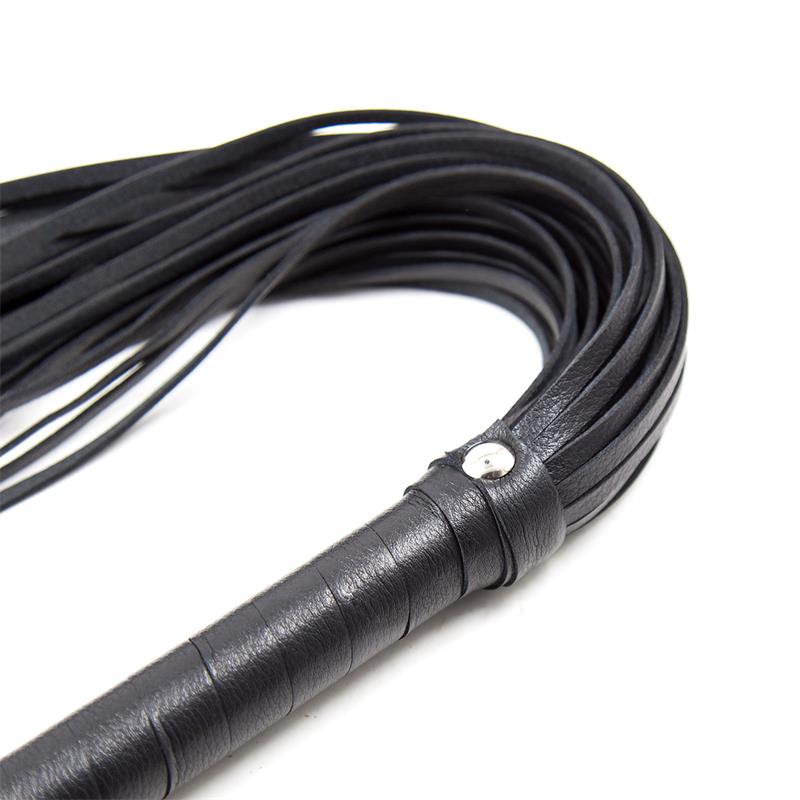 Flogger Mango de Metal 69 cm Negro 6