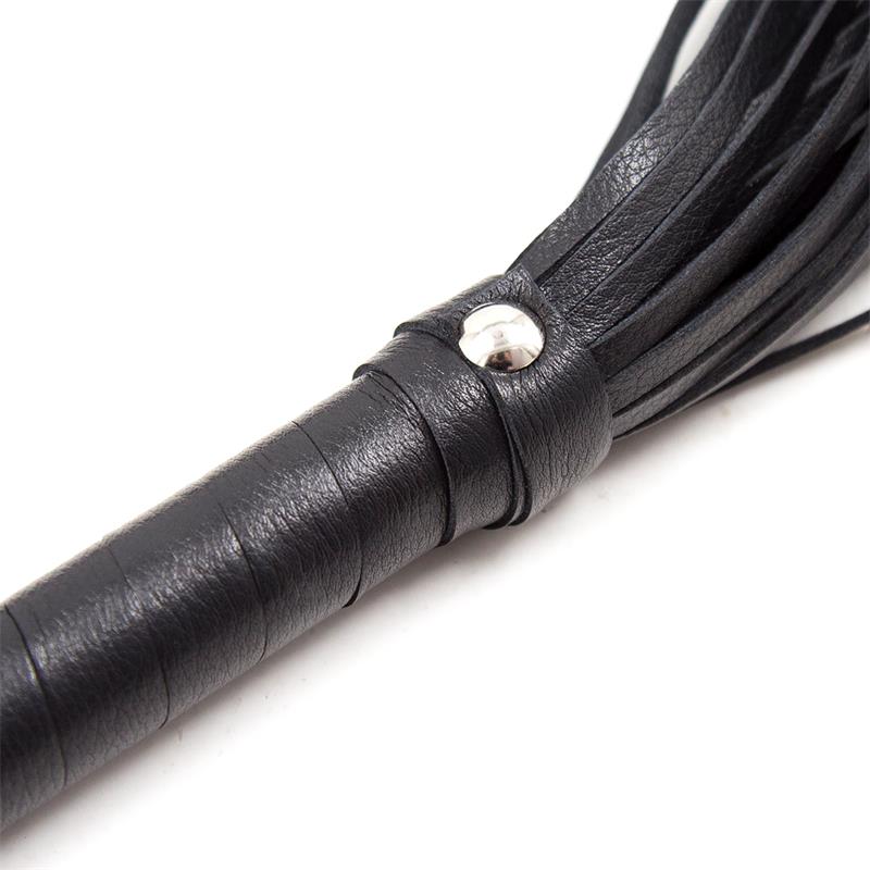 Flogger Mango de Metal 69 cm Negro 4
