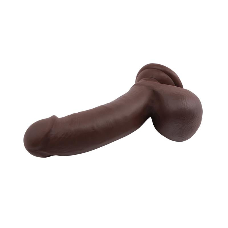 Fornicator Dildo Dual Density Marrón 19cm