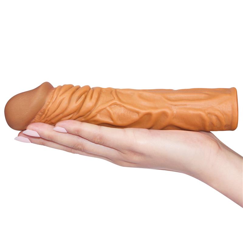 Funda para el Pene Add 2 Pleasure X Tender Marrón 3