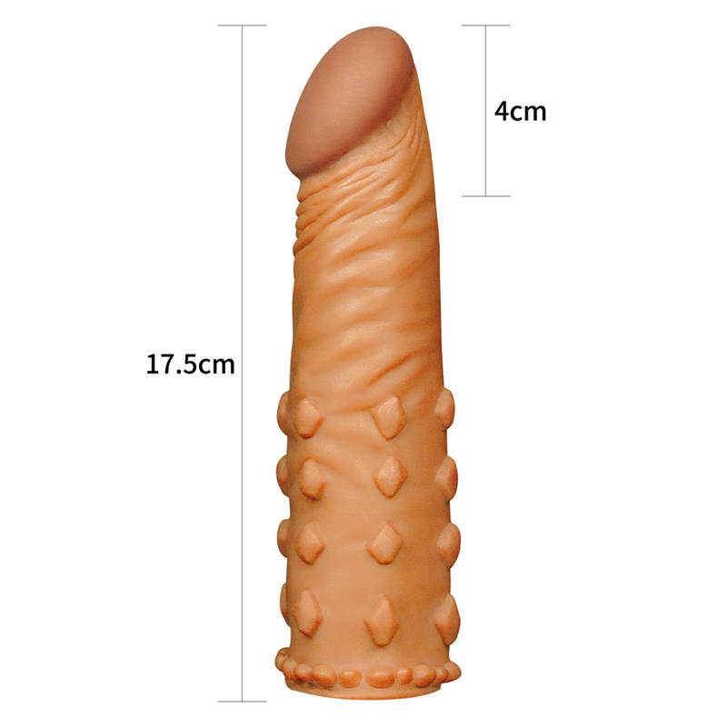 Funda para el Pene Add 2 Pleasure X Tender Marrón 5
