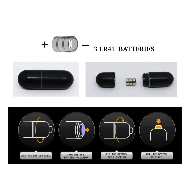 Funda para el Pene con Bala Color Negro 7