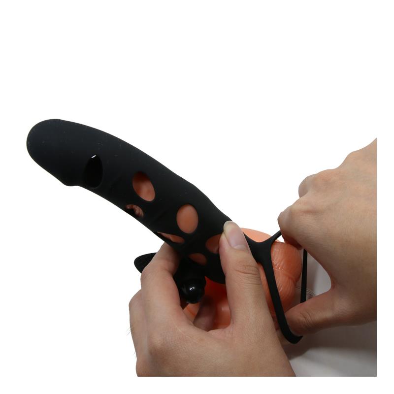Funda para el Pene con Bala Color Negro 5