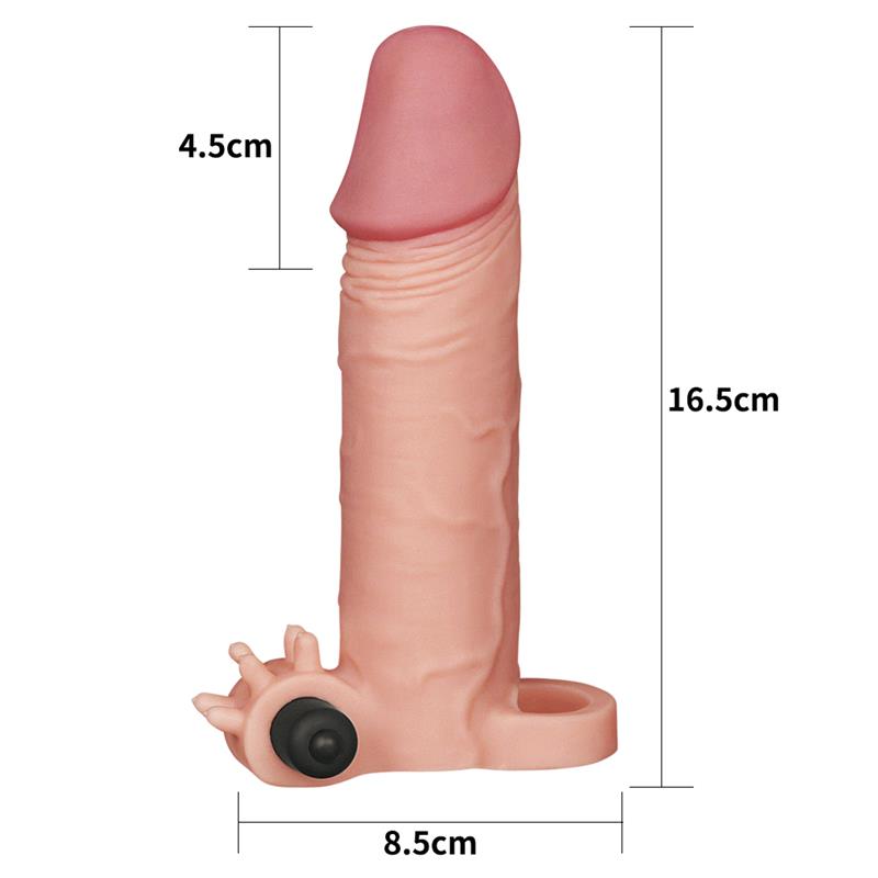 Funda para el Pene con Vibración Add 2 Plesure X Tender Natural 5