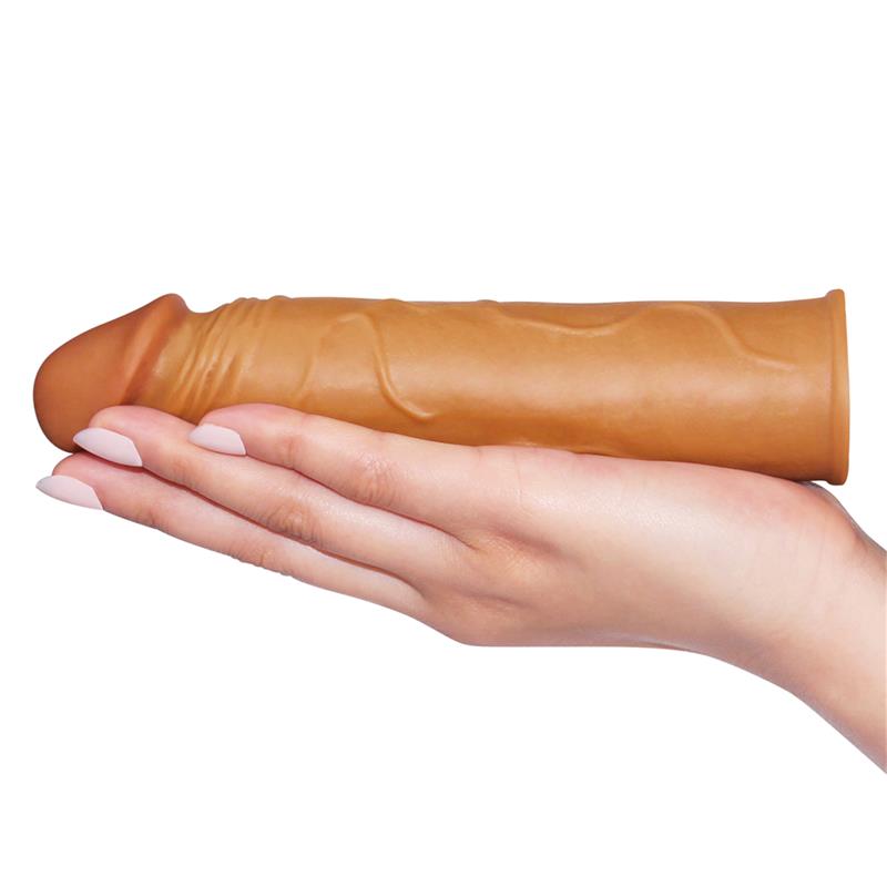 Funda para el Pene Pleasure X Tender Marrón 3
