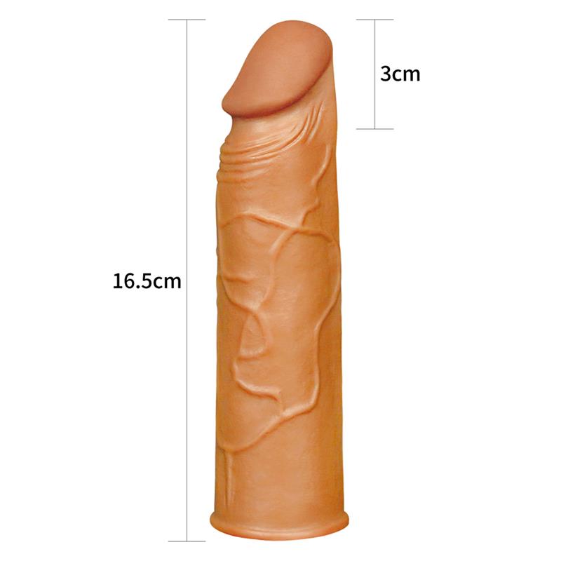 Funda para el Pene Pleasure X Tender Marrón 5