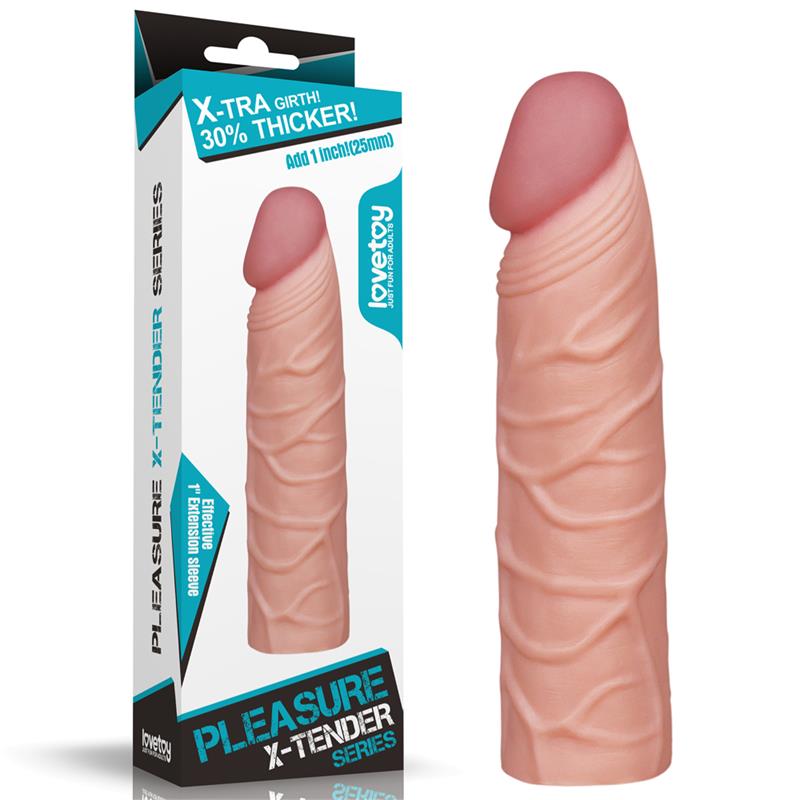 Funda para el Pene Pleasure X Tender Natural 6