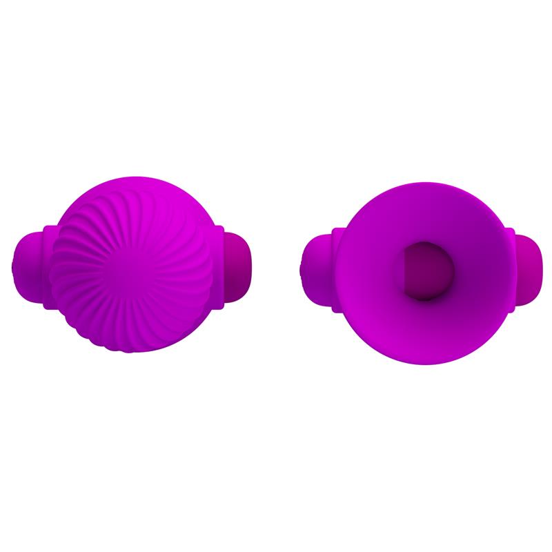 Funda para los Pezones con Vibración Rosa