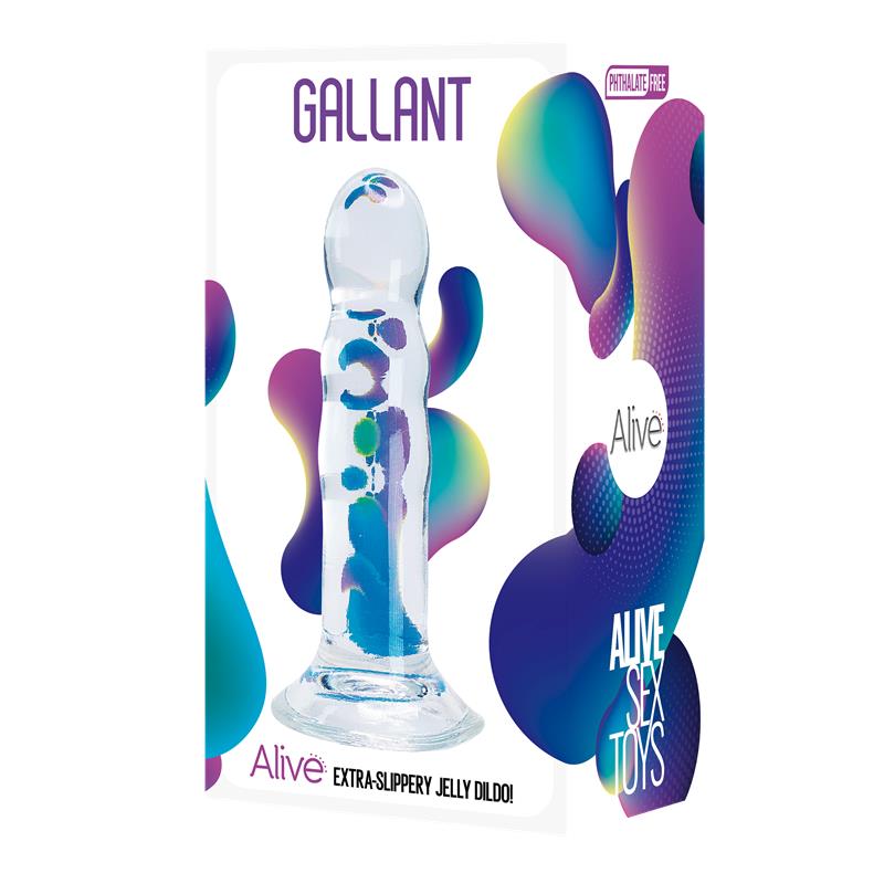 Gallant Dildo Jelly 14 cm Transparente 2