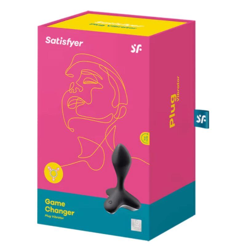 Game Changer Plug Anal con Vibración Negro 8