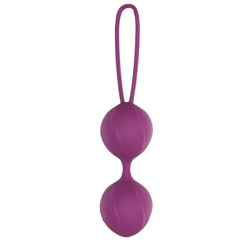 Garbo Bola Doble Kegel Silicona Púrpura 3