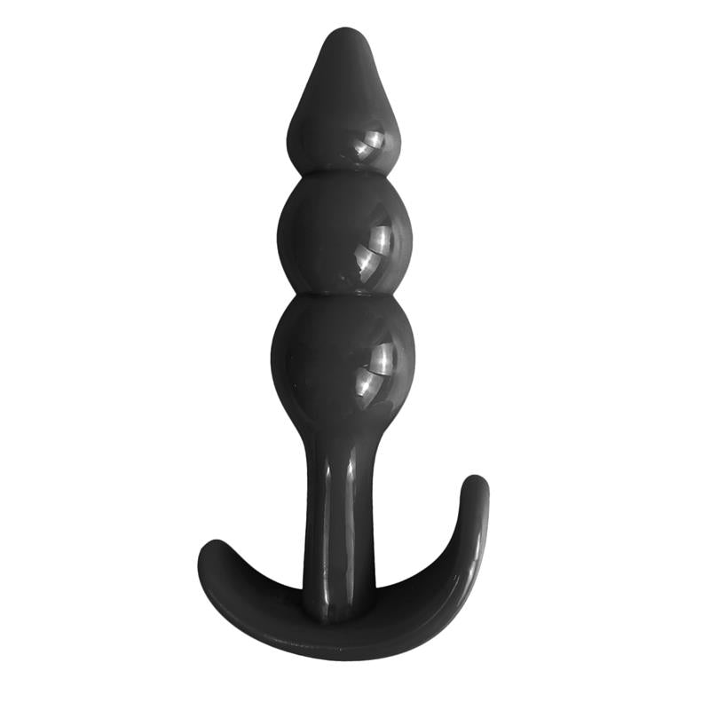 Gevil Plug Anal en Ancla Negro 4