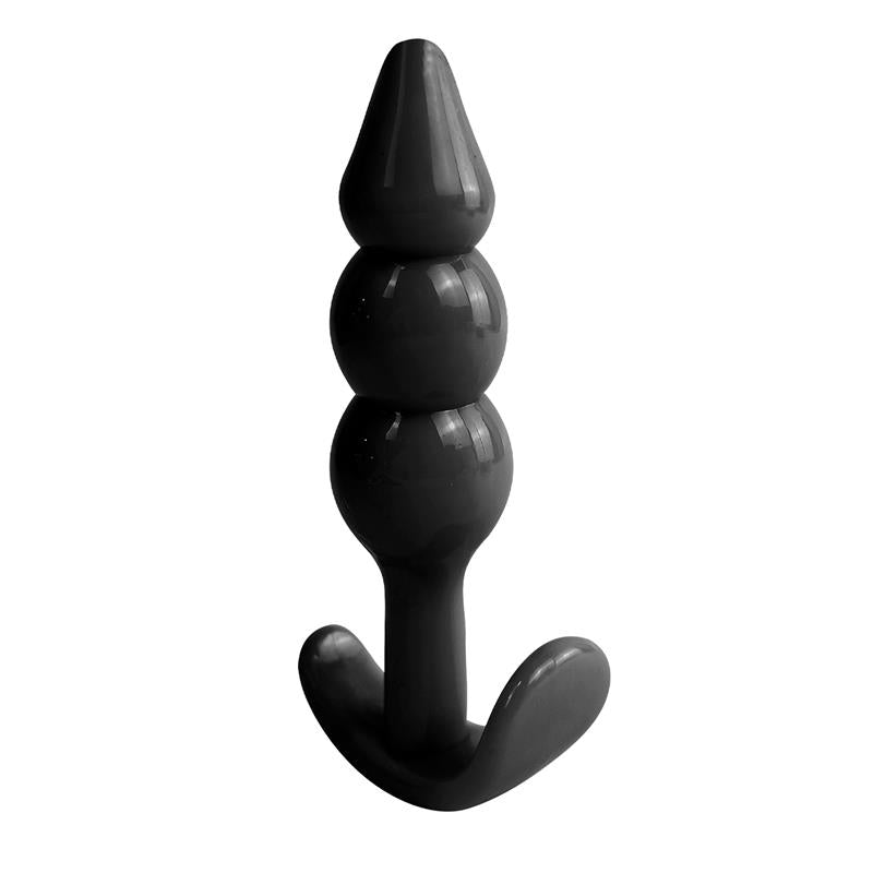 Gevil Plug Anal en Ancla Negro 5