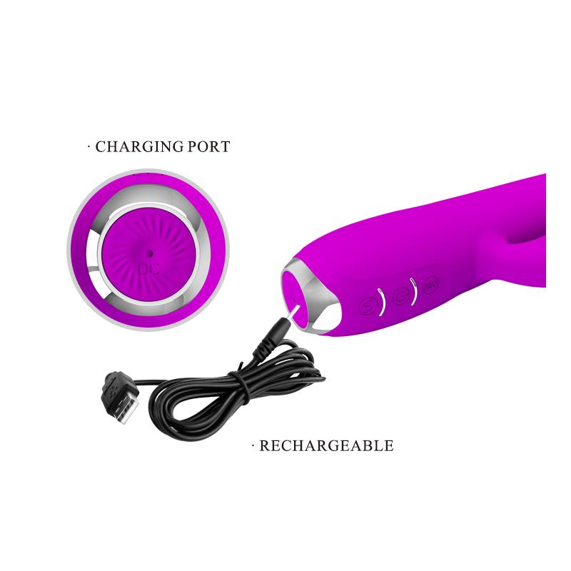 Gloria Vibrador con Lengua USB 9