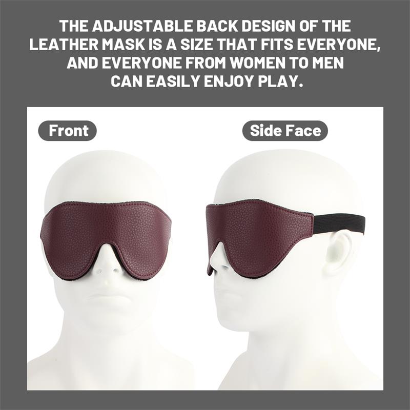 Go Black Antifaz Burgundy